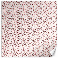 Candy Cane Canvas 12  X 12   by patternstudio