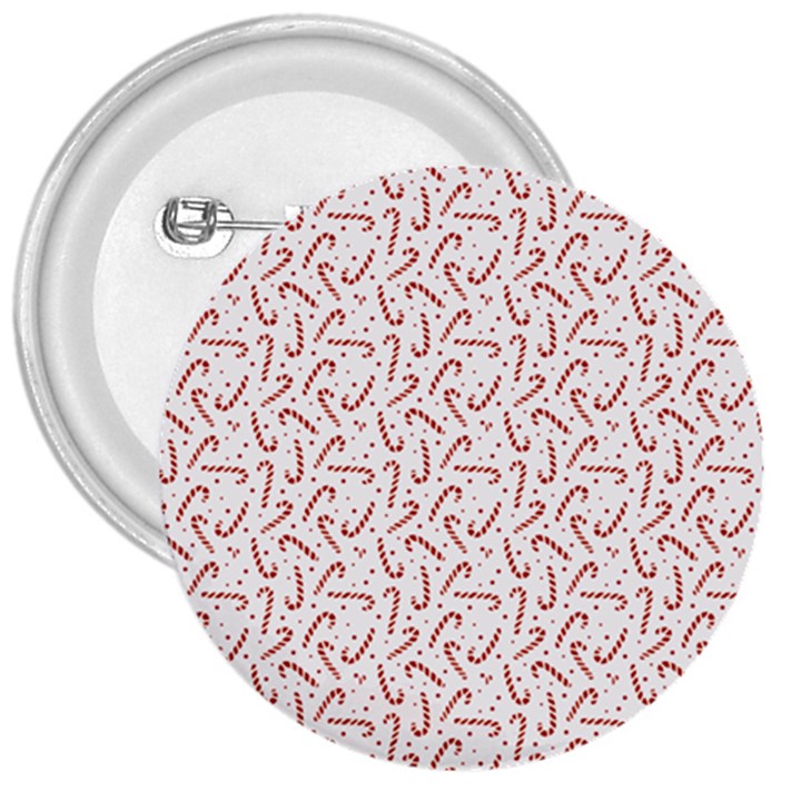 Candy Cane 3  Buttons