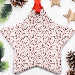 Candy Cane Ornament (star) by patternstudio