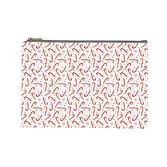 Candy Cane Cosmetic Bag (large)  by patternstudio