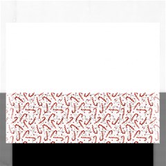 Candy Cane Rectangular Jigsaw Puzzl by patternstudio