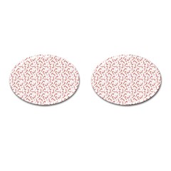 Candy Cane Cufflinks (oval) by patternstudio