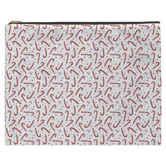 Candy Cane Cosmetic Bag (xxxl)  by patternstudio