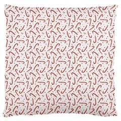 Candy Cane Standard Flano Cushion Case (two Sides) by patternstudio