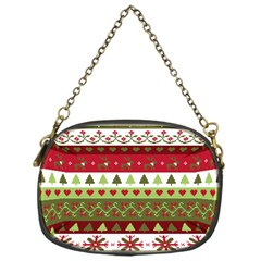 Christmas Spirit Pattern Chain Purses (one Side) 