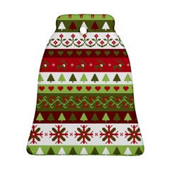 Christmas Spirit Pattern Ornament (bell) by patternstudio