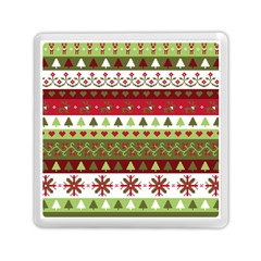 Christmas Spirit Pattern Memory Card Reader (square)  by patternstudio