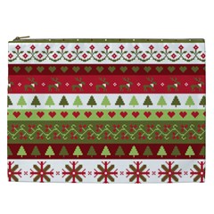 Christmas Spirit Pattern Cosmetic Bag (xxl) 