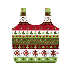 Christmas Spirit Pattern Full Print Recycle Bags (m)  by patternstudio