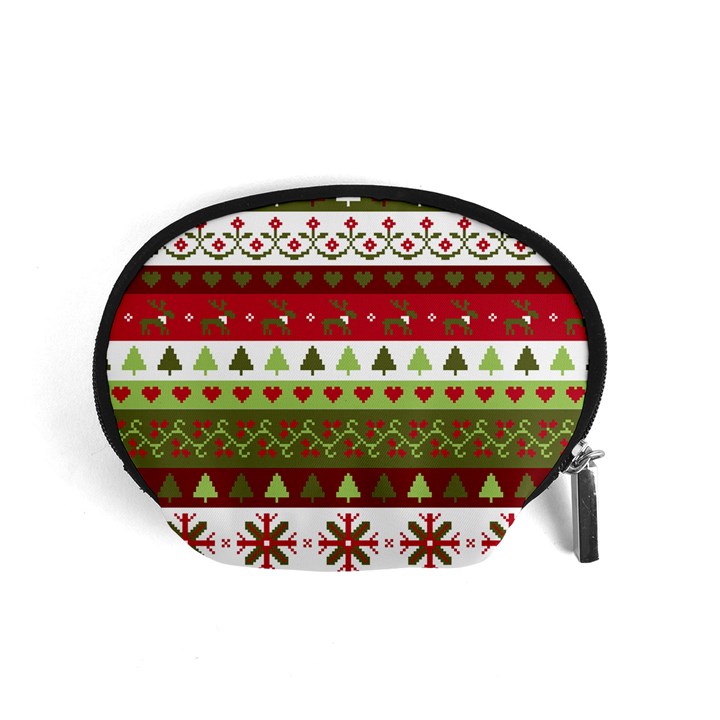 Christmas Spirit Pattern Accessory Pouches (Small) 