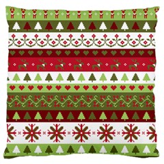 Christmas Spirit Pattern Standard Flano Cushion Case (one Side) by patternstudio