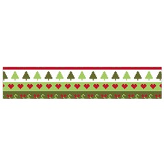 Christmas Spirit Pattern Small Flano Scarf