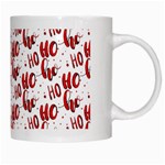 Ho Ho Ho Santaclaus Christmas Cheer White Mugs Right