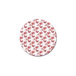 Ho Ho Ho Santaclaus Christmas Cheer Golf Ball Marker (4 pack) Front