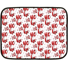 Ho Ho Ho Santaclaus Christmas Cheer Double Sided Fleece Blanket (mini)  by patternstudio