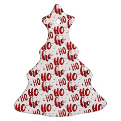 Ho Ho Ho Santaclaus Christmas Cheer Ornament (christmas Tree) 