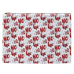 Ho Ho Ho Santaclaus Christmas Cheer Cosmetic Bag (xxl) 