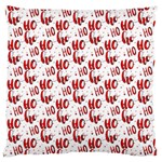 Ho Ho Ho Santaclaus Christmas Cheer Standard Flano Cushion Case (One Side) Front