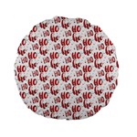 Ho Ho Ho Santaclaus Christmas Cheer Standard 15  Premium Flano Round Cushions Front