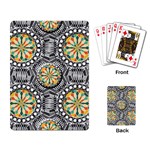 Beveled Geometric Pattern Playing Card Back