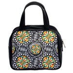 Beveled Geometric Pattern Classic Handbags (2 Sides) Front