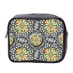 Beveled Geometric Pattern Mini Toiletries Bag 2-Side Front