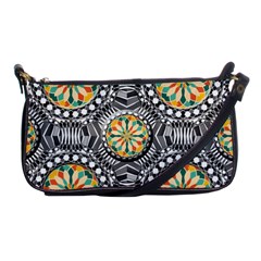 Beveled Geometric Pattern Shoulder Clutch Bags by linceazul