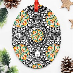 Beveled Geometric Pattern Ornament (oval Filigree) by linceazul