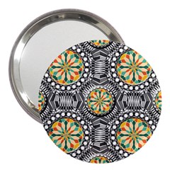 Beveled Geometric Pattern 3  Handbag Mirrors by linceazul