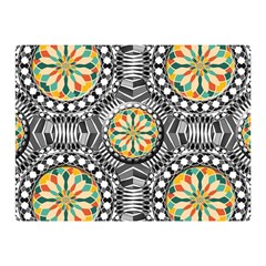 Beveled Geometric Pattern Double Sided Flano Blanket (mini)  by linceazul