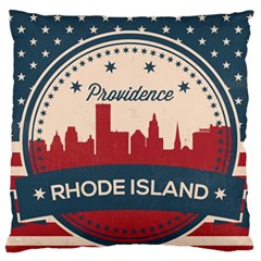 Providence Rhode Island Retro Standard Flano Cushion Case (one Side) by Bigfootshirtshop