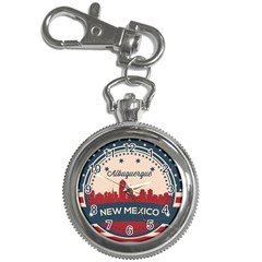 Retro  Albuquerque New Mexico Skyline Key Chain Watches by Bigfootshirtshop