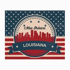 New Orleans Retro Skyline Small Glasses Cloth by Bigfootshirtshop