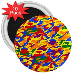 Homouflage Gay Stealth Camouflage 3  Magnets (10 Pack)  by PodArtist