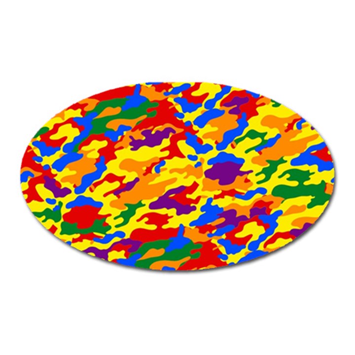 Homouflage Gay Stealth Camouflage Oval Magnet