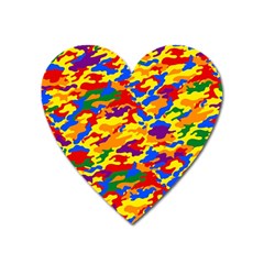 Homouflage Gay Stealth Camouflage Heart Magnet by PodArtist