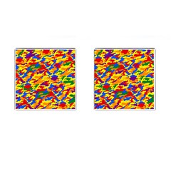 Homouflage Gay Stealth Camouflage Cufflinks (square) by PodArtist