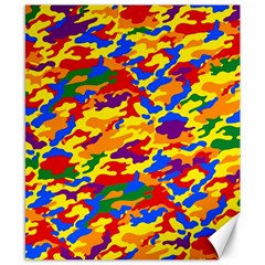 Homouflage Gay Stealth Camouflage Canvas 8  X 10  by PodArtist