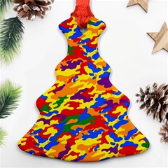 Homouflage Gay Stealth Camouflage Ornament (christmas Tree)  by PodArtist