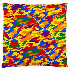 Homouflage Gay Stealth Camouflage Large Cushion Case (one Side) by PodArtist