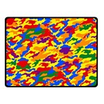 Homouflage Gay Stealth Camouflage Double Sided Fleece Blanket (Small)  45 x34  Blanket Front