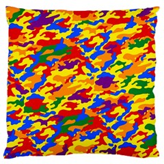 Homouflage Gay Stealth Camouflage Large Flano Cushion Case (one Side) by PodArtist