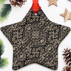 Animal Print Camo Pattern Ornament (star) by dflcprints