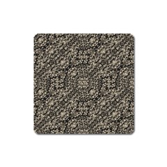 Animal Print Camo Pattern Square Magnet by dflcprints