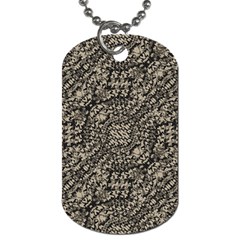 Animal Print Camo Pattern Dog Tag (one Side) by dflcprints