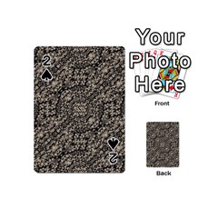 Animal Print Camo Pattern Playing Cards 54 (mini)  by dflcprints