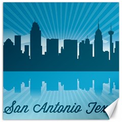 San Antonio Texas Skyline Canvas 20  X 20   by Bigfootshirtshop