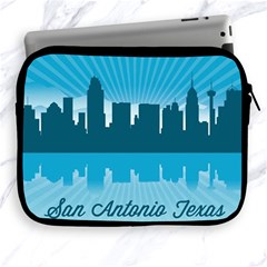 San Antonio Texas Skyline Apple Ipad 2/3/4 Zipper Cases by Bigfootshirtshop