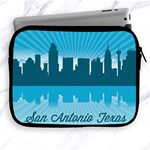 San Antonio Texas Skyline Apple iPad 2/3/4 Zipper Cases Front