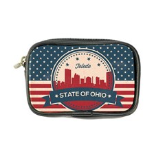 Retro Toledo Skyline Coin Purse by Bigfootshirtshop